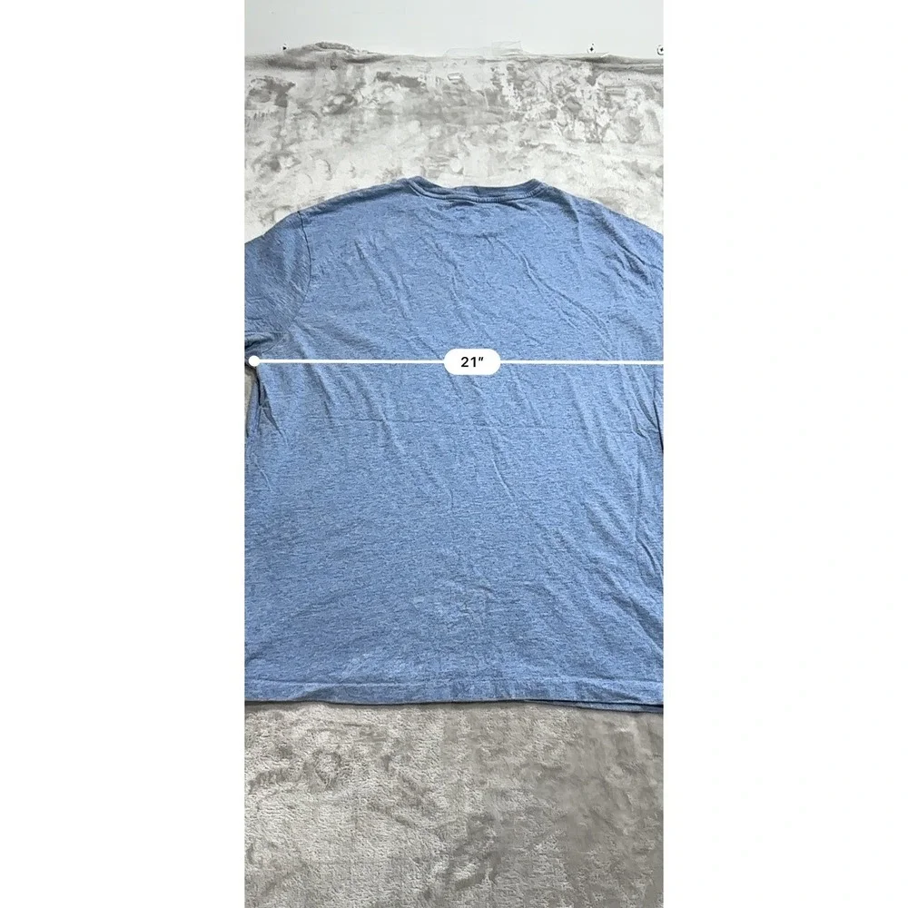 Polo Ralph‎ Lauren T-Shirt Men's Size Large Blue Embroidered Logo Short Sleeve